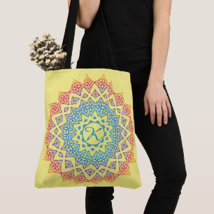 Tote Bag Mongrammed Mandala