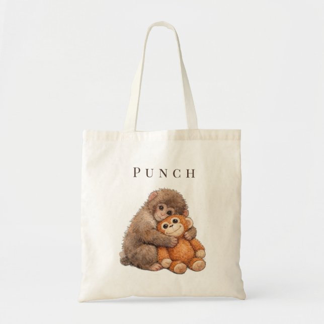 Tote Bag Monkey Aesthetic  (Devant)