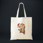 Tote Bag Monkey Christmas Snow Winter Animals Monkeys Adult<br><div class="desc">Le singe pour Noël avec des lumières de fées. Animaux amusants avec des cadeaux et de la neige pour les vacances. Aussi drôle pour Noël en juillet. Les singes sont des animaux mignons et parfaits pour Noël.</div>