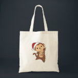 Tote Bag Monkey Christmas Snow Winter Animals Monkeys Adult<br><div class="desc">Le singe pour Noël avec des lumières de fées. Animaux amusants avec des cadeaux et de la neige pour les vacances. Aussi drôle pour Noël en juillet. Les singes sont des animaux mignons et parfaits pour Noël.</div>