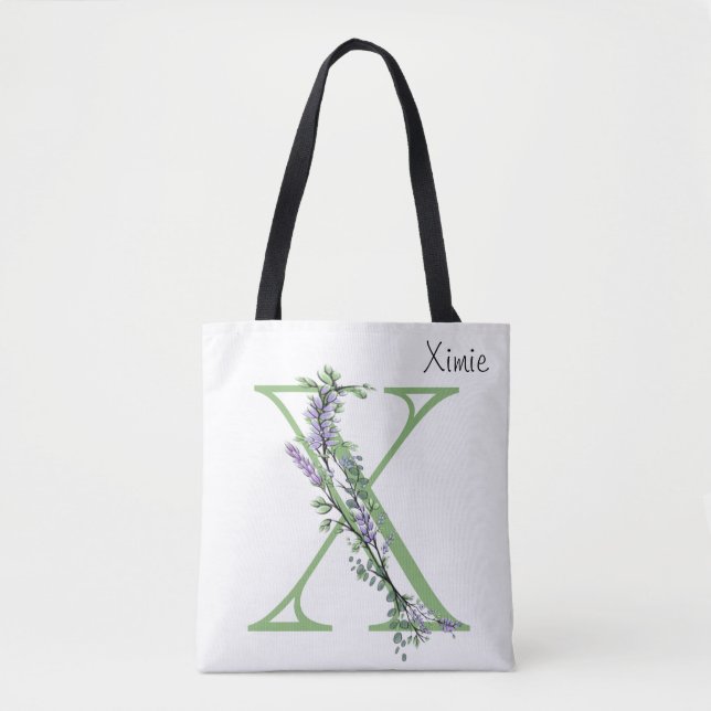 Tote Bag Monogram X Lavande Eucalyptus (Devant)