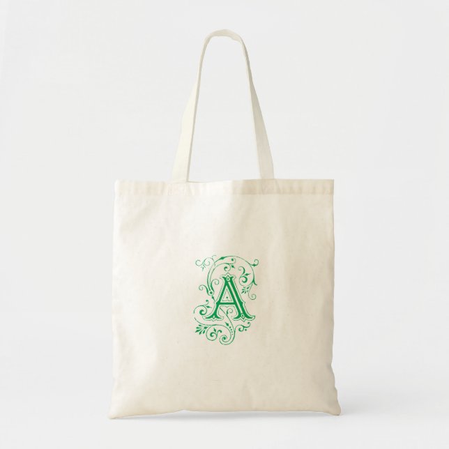 Tote Bag Monogramme "A" Fourre-tout (Devant)
