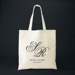 Tote Bag Monogramme Accueil mariage personnalisé initial, c<br><div class="desc">Cliquez sur le bouton "Personnaliser" pour DÉPLACER AUTOUR de vos initiales à votre look désiré! Découvrez plus de 100 styles de sacs fourre-tout mariages de la collection "Sacs fourre-tout Mariages" de notre boutique !</div>