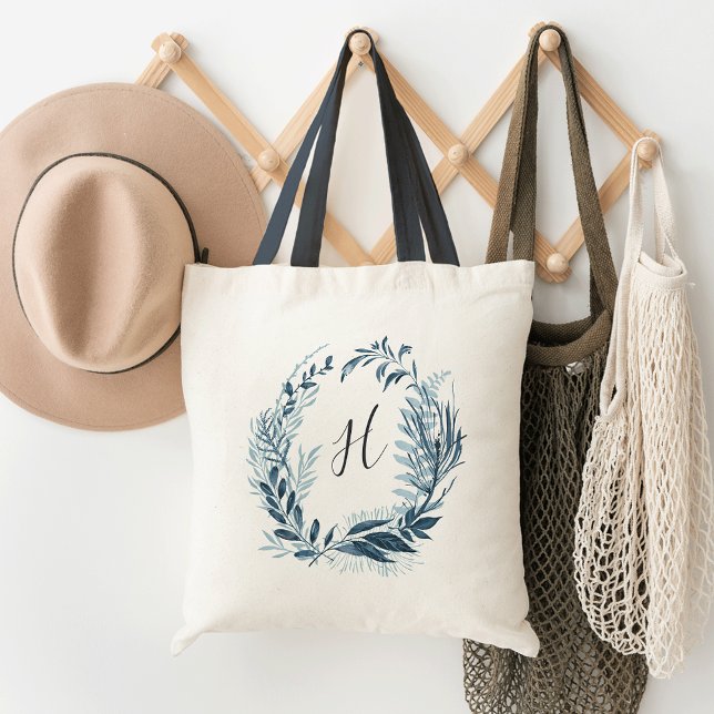Tote Bag Monogramme azur sauvage (Créateur téléchargé)