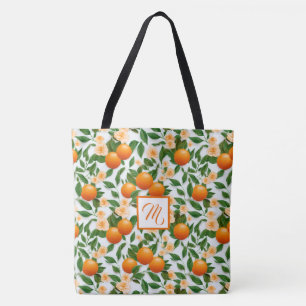 Tote Bag Monogramme branché Valencia Orange