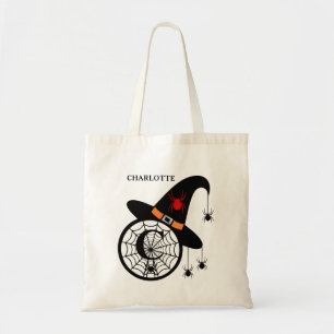 Tote Bag Monogramme C Araignées à sorcières d'Halloween Vot