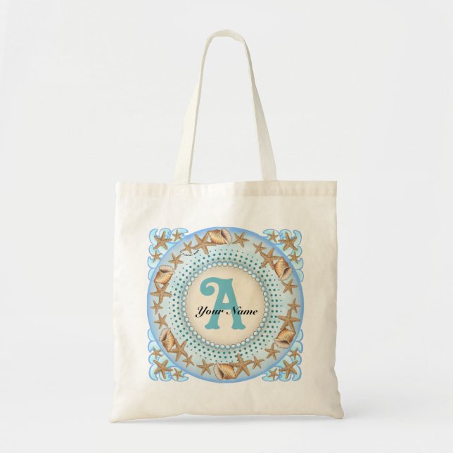 Tote Bag Monogramme Coquillage  (Devant)