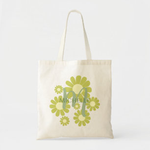 Tote Bag Monogramme Daisy Green