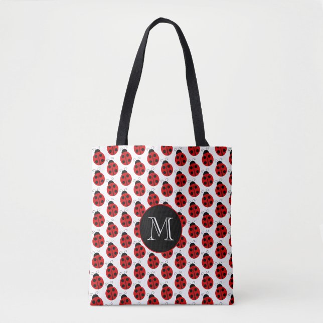 Tote Bag Monogramme de Ladybug Fourre-tout (Devant)