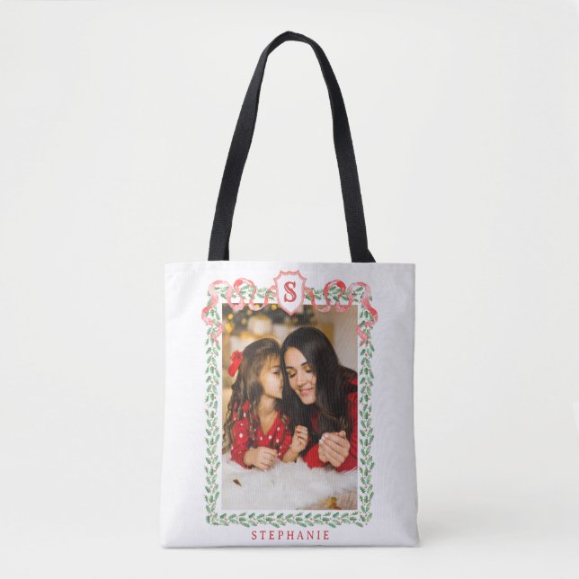 Tote Bag Monogramme de Noël Saint-Siège (Devant)