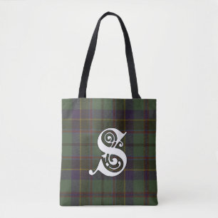 Tote Bag Monogramme de tartan de clan de Stephenson