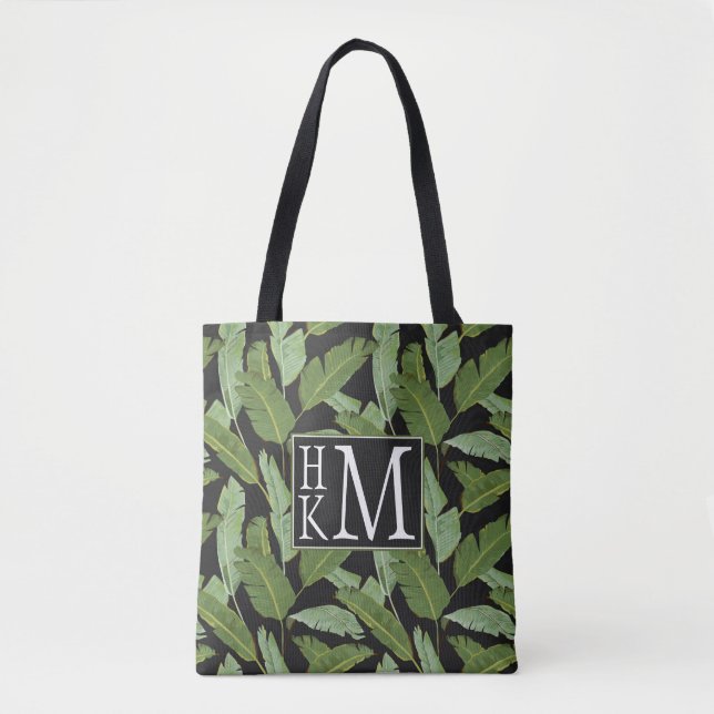 Tote Bag Monogramme des palmettes | (Devant)