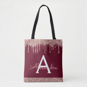 Tote Bag Monogramme élégant de la Parties scintillant de Bo