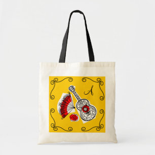 Tote Bag Monogramme espagnol fourre-tout de coins de