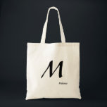 Tote Bag Monogramme et nom<br><div class="desc">Obtenez ce monogramme et votre sac fourre-tout de nom.</div>