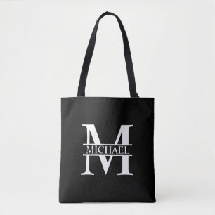 Tote Bag Monogramme et nom personnalisés