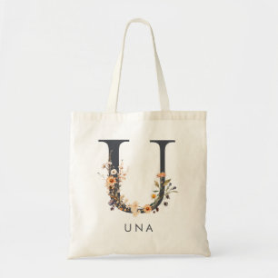Tote Bag Monogramme Fleur Sauvage Bohème U