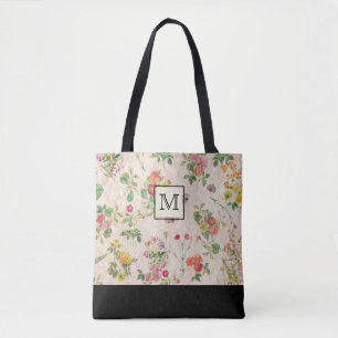 Tote Bag Monogramme floral du pays