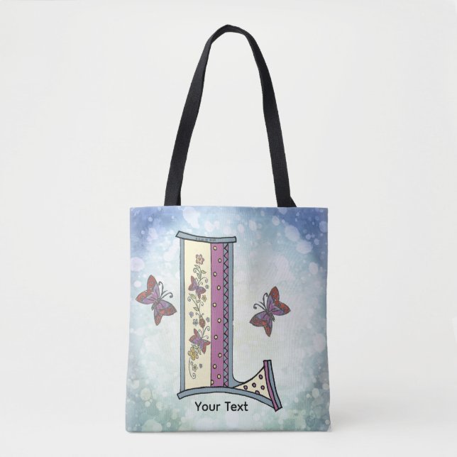 Tote Bag Monogramme floral L (Devant)