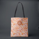 Tote Bag Monogramme Floral Rétro Groovy Orange<br><div class="desc">Le sac fourre-tout à monogramme Groovy Retro Orange Florals est un accessoire élégant et fonctionnel parfait pour toutes les occasions. Avec son motif floral orange audacieux et son monogramme personnalisé, ce fourre-tout ajoute une touche de couleur vibrante à votre garde-robe. Assez spacieux pour transporter tous vos essentiels, que vous alliez...</div>