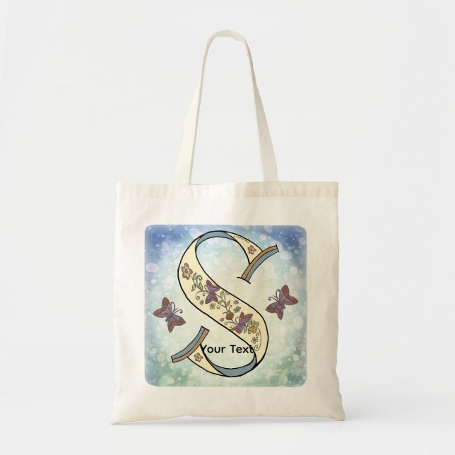 Tote Bag Monogramme floral S (Devant)