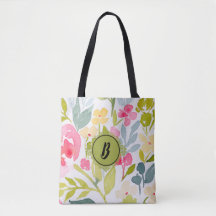 Monogramme floral tendance