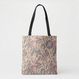 Tote Bag Monogramme gris rose de Corail Reef