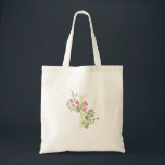 Tote Bag monogramme I floral wedding printemps Shower de ma<br><div class="desc">***ce design fait partie d'une collection***</div>