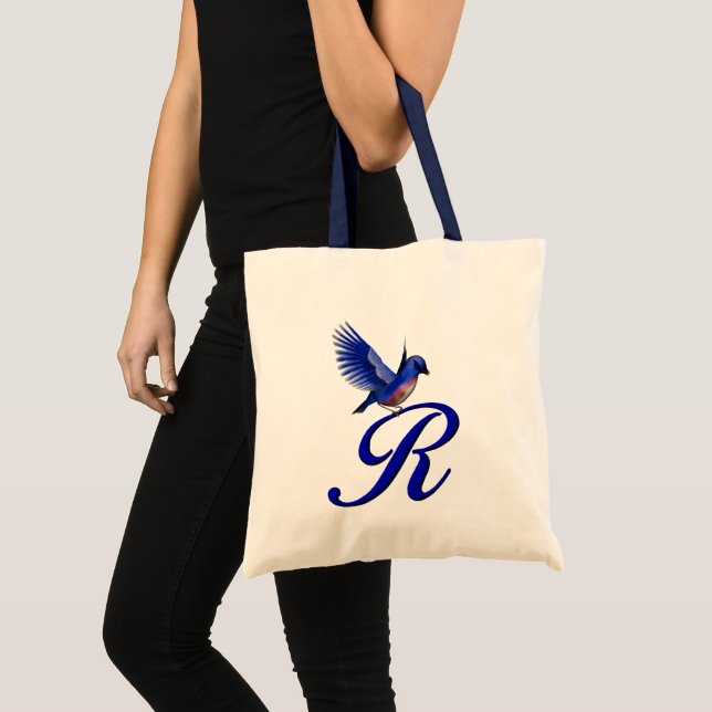 Tote Bag Monogramme initial R (Devant (produit))