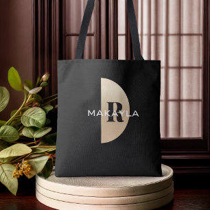 Tote Bag Monogramme moderne et élégant