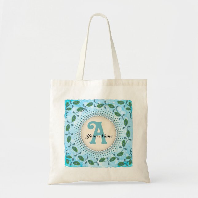 Tote Bag Monogramme Paon  (Devant)