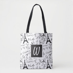 Tote Bag Monogramme Paris tendance