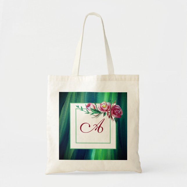 Tote Bag Monogramme Rose Budget Fourre-tout (Devant)