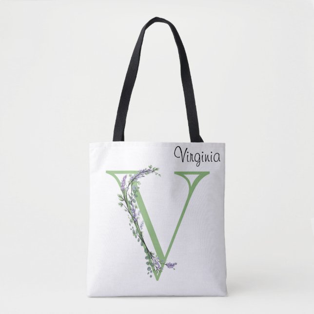 Tote Bag Monogramme V Lavande Eucalyptus (Devant)