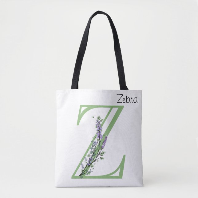 Tote Bag Monogramme Z Lavande Eucalyptus (Devant)
