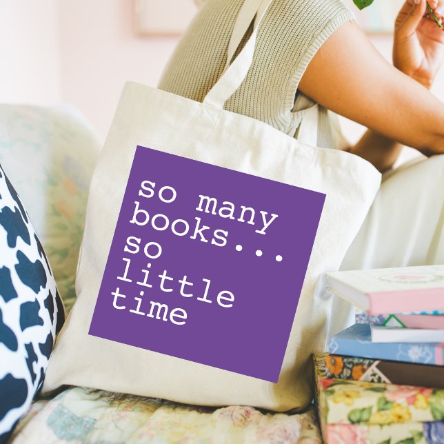 Tote Bag Monogrammed Lilac Amateurs De Livre Tant De Livres (Créateur téléchargé)