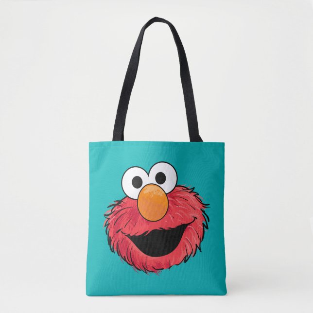 Tote Bag Monster à la fin de cette histoire | Elmo (Devant)