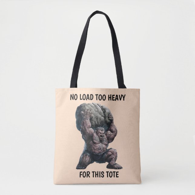 Tote Bag Monster de la bête (Devant)