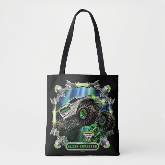 Tote Bag Monster Jam Alien Invasion (Devant)