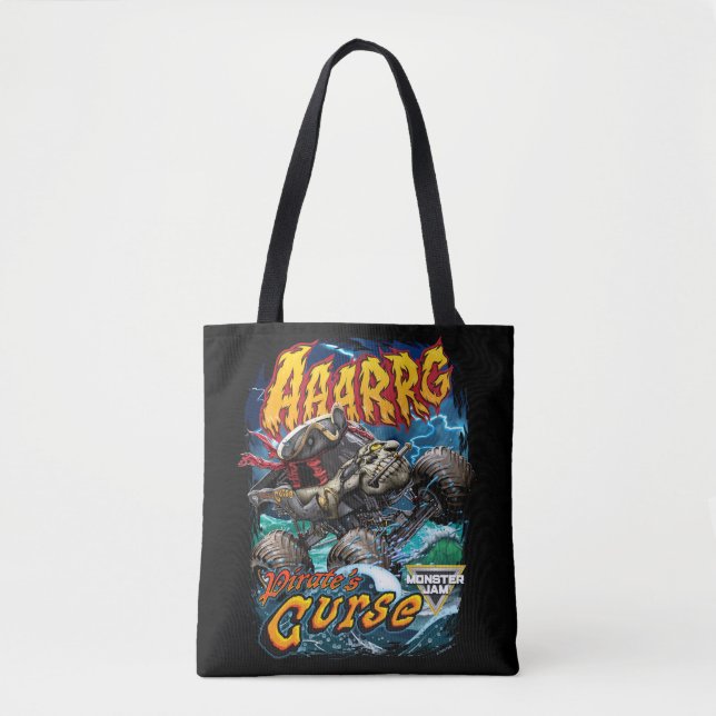 Tote Bag Monster Jam La Malédiction du Pirate (Devant)