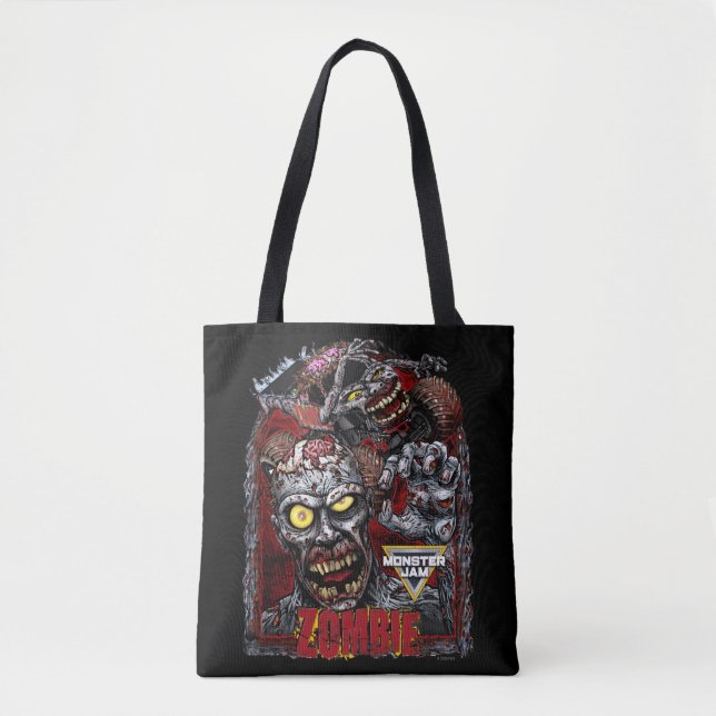 Tote Bag Monster Jam Zombie (Devant)