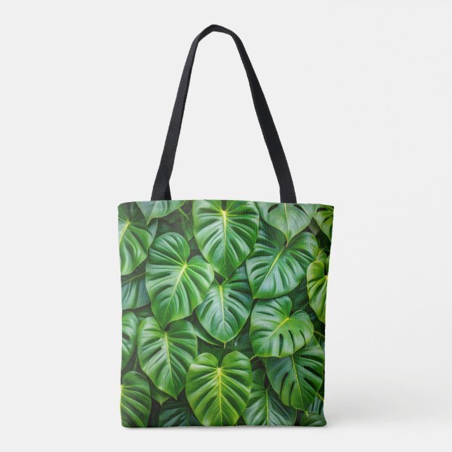 Tote Bag Monstera Green Fourre-tout (Dos)
