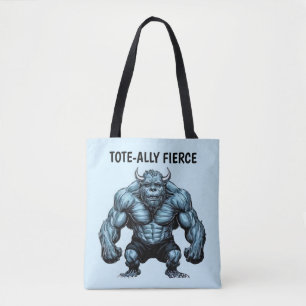 Tote Bag Monstre à cornes