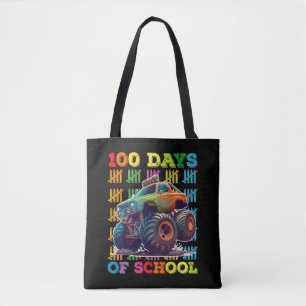 Tote Bag Monstre de camion de 100 jours d'école enseignant