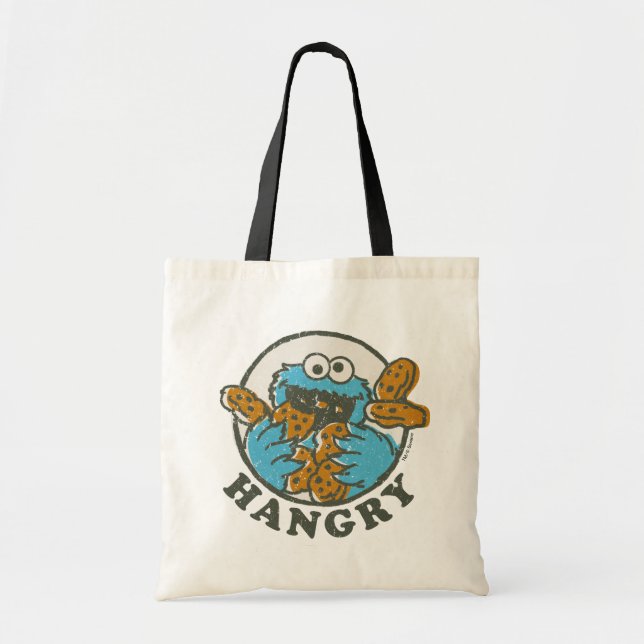 Tote Bag Monstre de cookies vintages | (Devant)