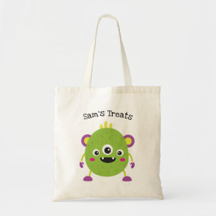 Tote Bag Monstre de couleur claire personnalisé