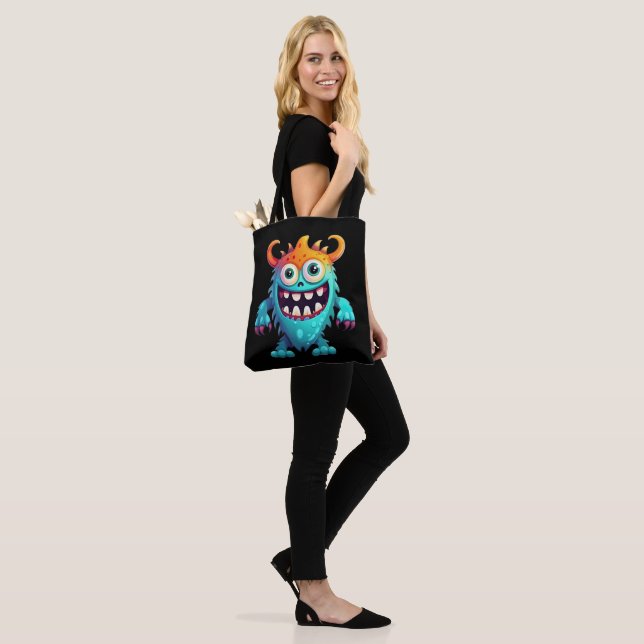 Tote Bag Monstre de dessin (Sur le modèle)