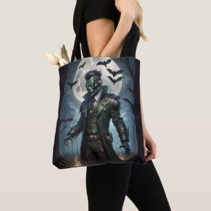 Tote Bag Monstre de Frankenstein Steampunk Halloween