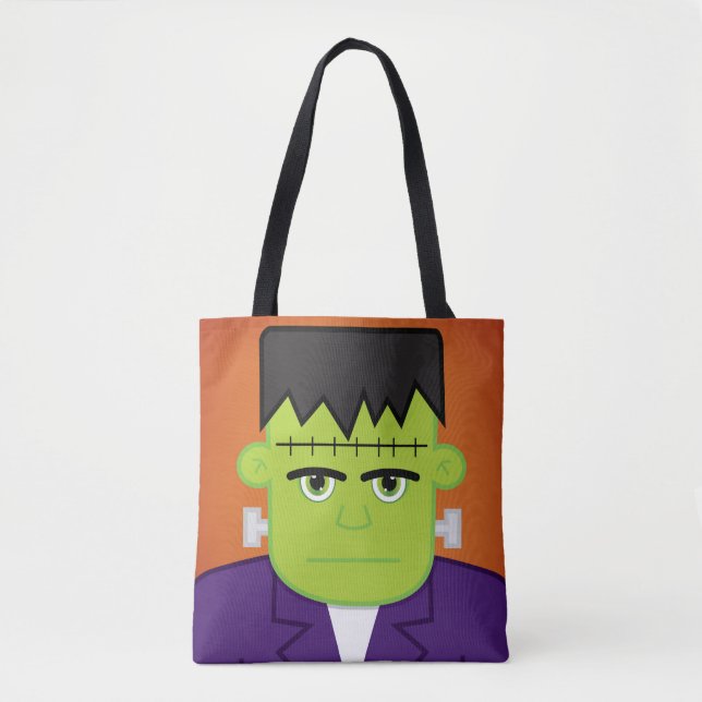 Tote Bag Monstre vert (Devant)