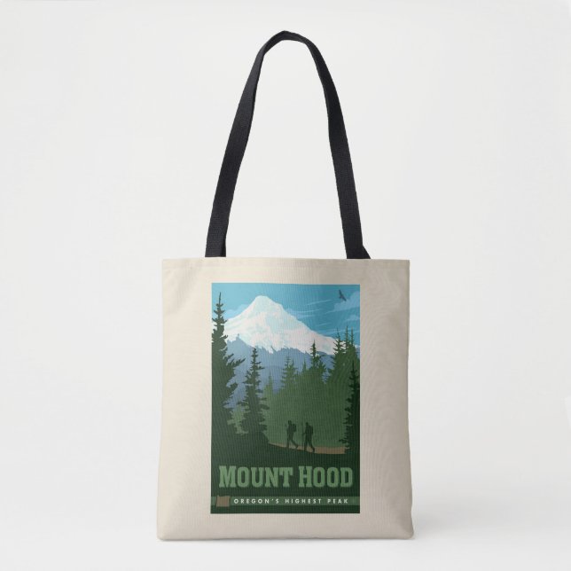 Tote Bag Mont Hood | Oregon (Devant)